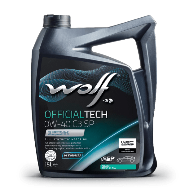 WOLF OFFICIALTECH 0W-40 C3 SP