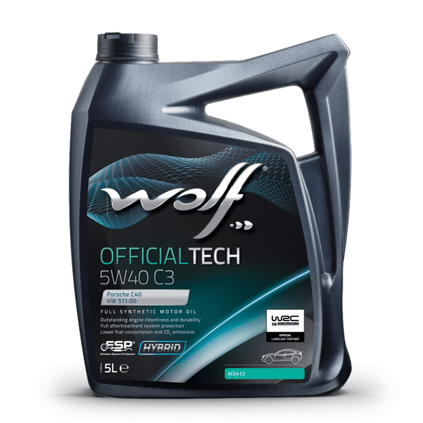 WOLF OFFICIALTECH 5W40 C3 - Oli motori